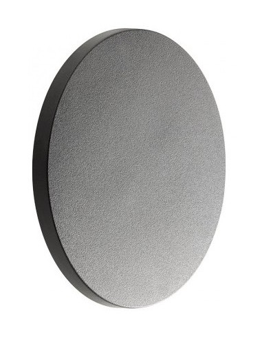 AURA Væglampe i ABS og polycarbonat Ø16,5 cm 1 x 8W SMD LED - Mat mørkegrå