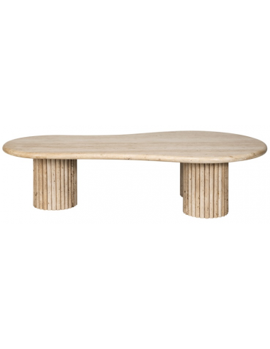 La Cantera sofabord i travertin 150 x 55 - 80 cm - Travertin