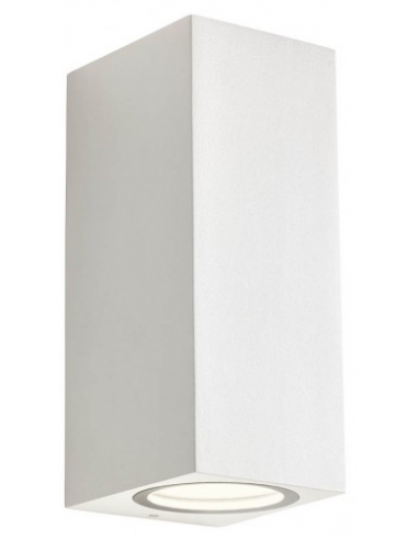 BRIO Up-Down Væglampe i aluminium og glas H16,2 cm 1 x 10W COB LED - Mat hvid