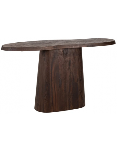 Odile konsolbord i mangotræ 140 x 40 cm - Mørkebrun