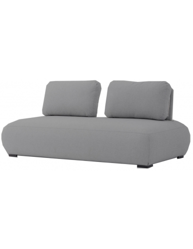 Olala loungemodul i aluminium og Couturetex 199 x 99 cm - Antracit
