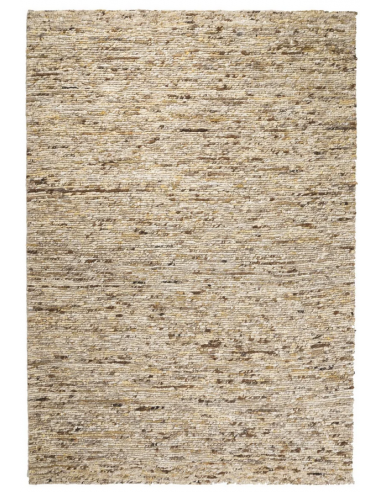 Takara tæppe i 90% uld og 10% polyester 290 x 190 cm - Sennep meleret