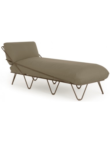 Diabla Valentina solseng i stål og tekstil 164 x 63 cm - Bronze/Bronze