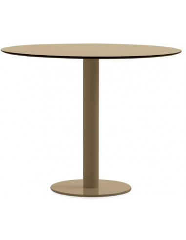 Diabla Mona havebord i stål og phenolic kunststof H72 x Ø90 cm - Bronze