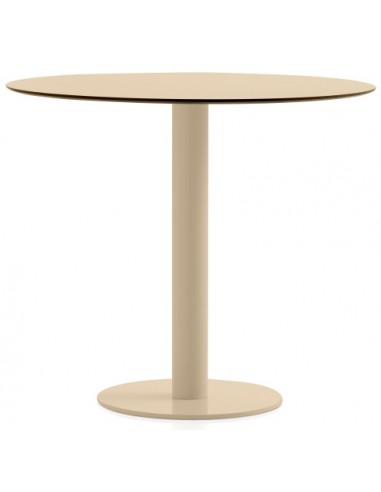 Diabla Mona havebord i stål og phenolic kunststof H72 x Ø70 cm - Sand