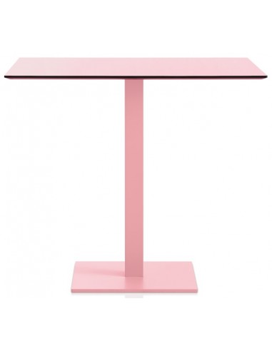 Diabla Mona havebord i stål og phenolic kunststof H72 x B90 x D90 cm - Pink