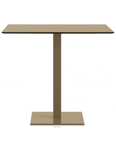 Diabla Mona havebord i stål og phenolic kunststof H72 x B90 x D90 cm - Bronze