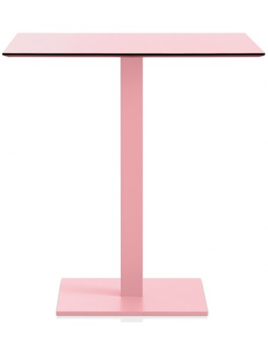 Diabla Mona havebord i stål og phenolic kunststof H72 x B70 x D70 cm - Pink