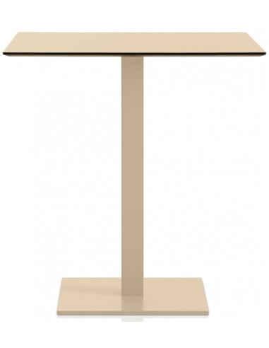 Diabla Mona havebord i stål og phenolic kunststof H72 x B70 x D70 cm - Sand