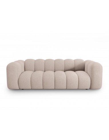 Lupine 3-personers sofa i chenille B228 x D87 cm - Sort/Beige