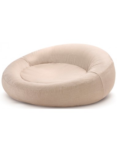 SAVANE Rund Oppustelig solseng i TPU og Sunbrella Ø165 cm - Kokosbrun