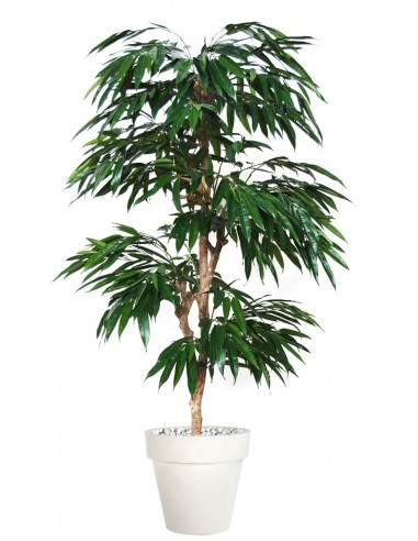 Stor kunstig Longifolia Multistep plante med potte H180 cm