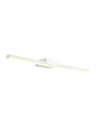 ASTON Badeværelseslampe i aluminium og polycarbonat B60 cm 1 x 12W SMD LED - Satineret hvid