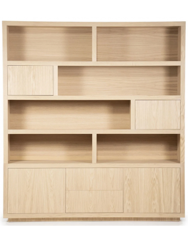 Helsinki Vitrineskab i egetræ H220 x B200 cm - Eg