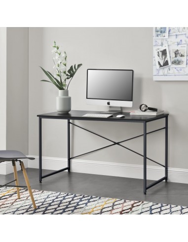 Røro skrivebord i metal og møbelplade H72 x B120 x D60 cm - Sort