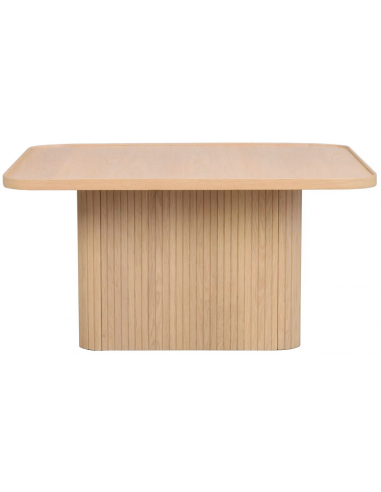 Rowico Sullivan sofabord i MDF og egetræ 80 x 80 cm - White wash