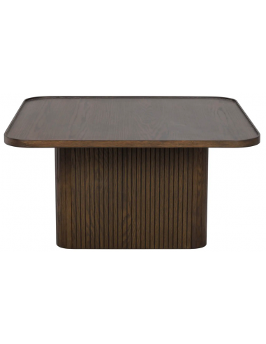 Rowico Sullivan sofabord i MDF og egetræ 80 x 80 cm - Brun