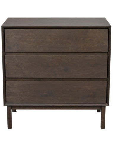 Rowico Mackay kommode i egetræ og egetræsfinér H75 x B75 cm - Brun