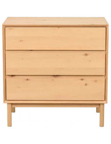 Rowico Mackay kommode i egetræ og egetræsfinér H75 x B75 cm - Eg