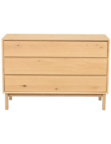 Rowico Mackay kommode i egetræ og egetræsfinér H75 x B110 cm - Eg