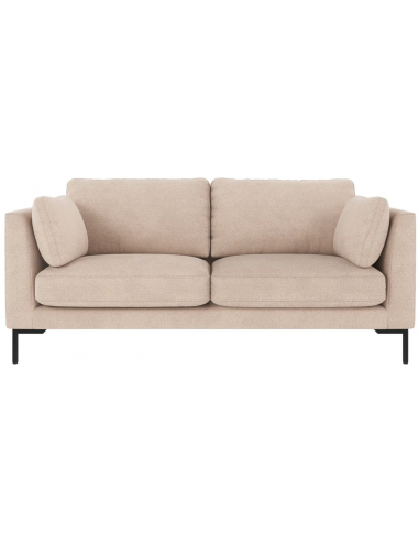Rowico Corwin 2-personers sofa i polyester 190 x 98 cm - Sort/Lys beige