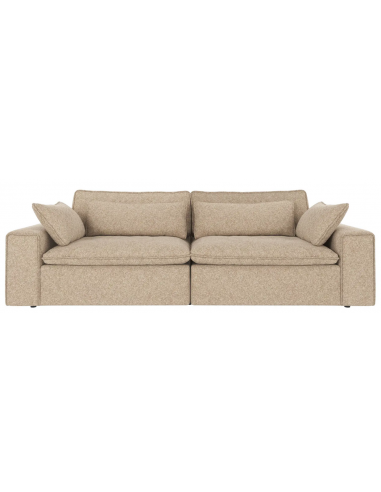 Rowico Rawlins 3-personers sofa i polyester 259 x 116 cm - Sort/Beige