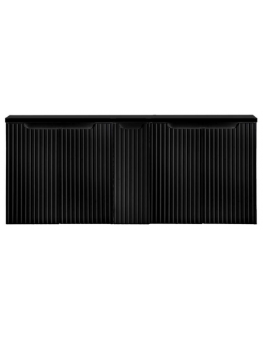 SKELBO Underskab til håndvaske i MDF og møbelplade B140,4 x D40 cm - Sort