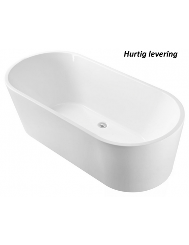 Fritstående badekar i akryl 178 x 80 cm - Blank hvid