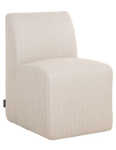 RIVA Havestol i aluminium og olefin H82 cm - Beige