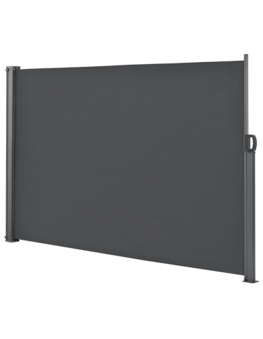 Sidemarkise 180 x 300 cm i stål og polyester - Grå/Antracit