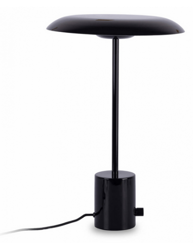 HOSHI Bordlampe med dæmper H40 x Ø26 cm 12W SMD LED - Blank sort