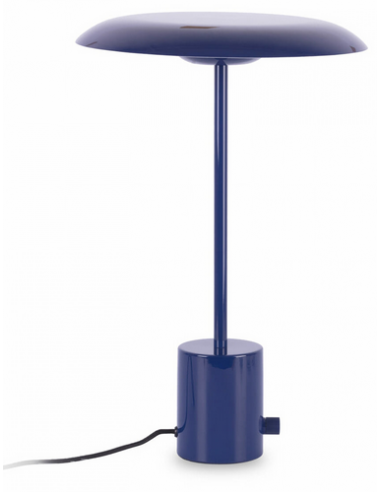 HOSHI Bordlampe med dæmper H40 x Ø26 cm 12W SMD LED - Blank blå