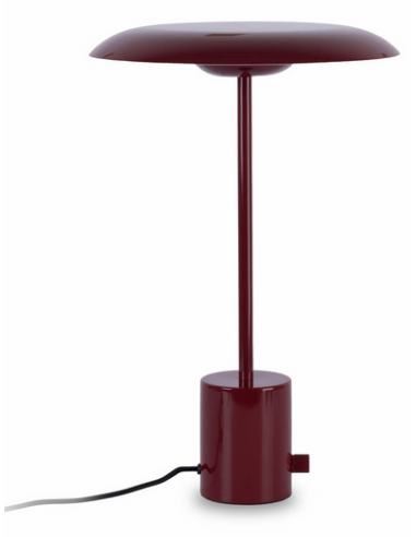 HOSHI Bordlampe med dæmper H40 x Ø26 cm 12W SMD LED - Blank bordeaux