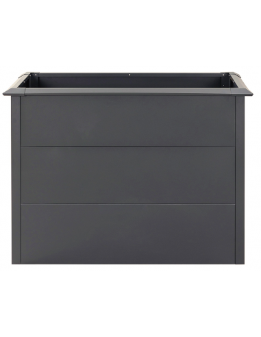 Westmann Primus højbed med sneglekant H77 x B100 x D50 cm i stål - Antracit