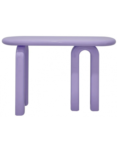 RASCAL Konsolbord i MDF og fiberglas 120 x 35 cm - Blank lilla