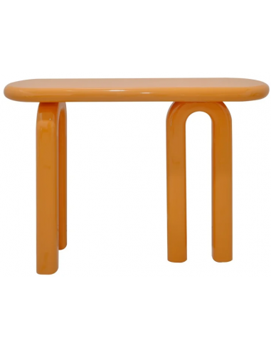 RASCAL Konsolbord i MDF og fiberglas 120 x 35 cm - Blank orange