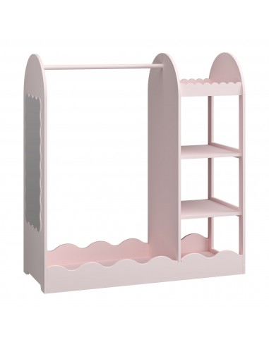 Garderobe til børneværelset i MDF H100 x B93,5 x D58 cm - Rosa
