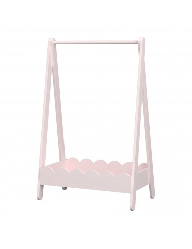 Garderobe til børneværelset i MDF H99 x B66 x D38 cm - Rosa
