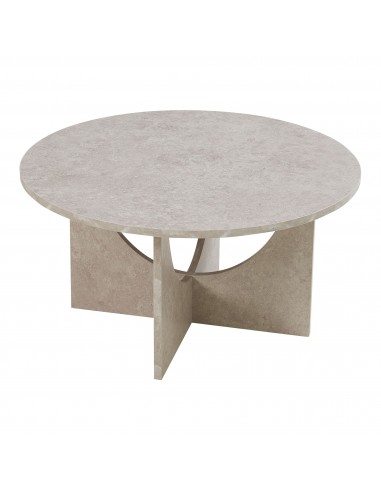 RINDAL Rundt sofabord i møbelplade H41,5 x Ø80 cm - Betonlook