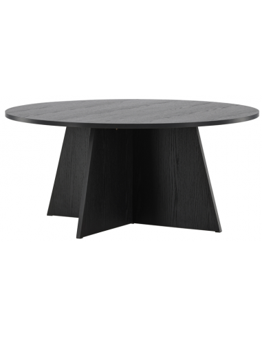 BOOT Rundt sofabord i mdf H45 x Ø100 cm - Sort