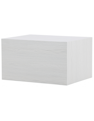 YORK Sofabord i mdf H40 x B80 x D60 cm - Hvidpudset