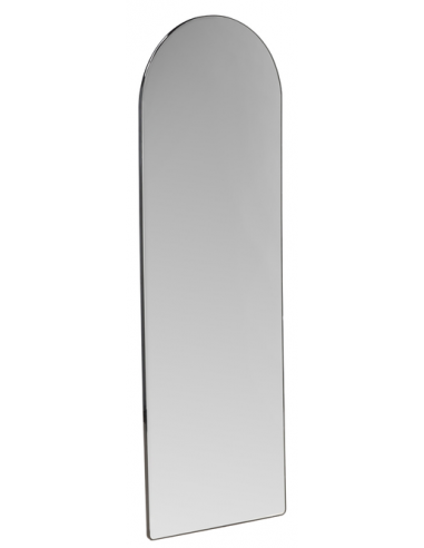 SARA Vægspejl i aluminium og glas H193 x B66 cm - Sort