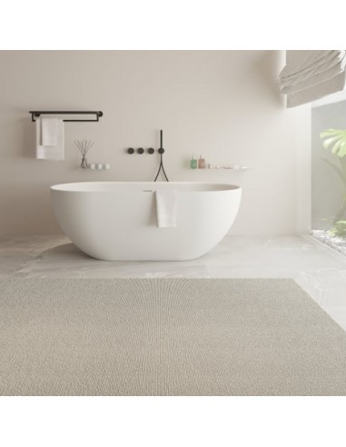 SOLIDERA Fritstående badekar i solid surface 150 x 76 cm - Mat hvid