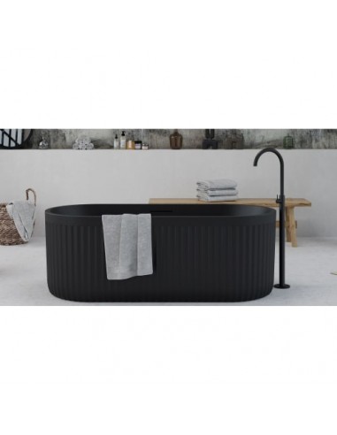 ARCHTEC Fritstående badekar i archtec 170 x 75 cm - Mat sort