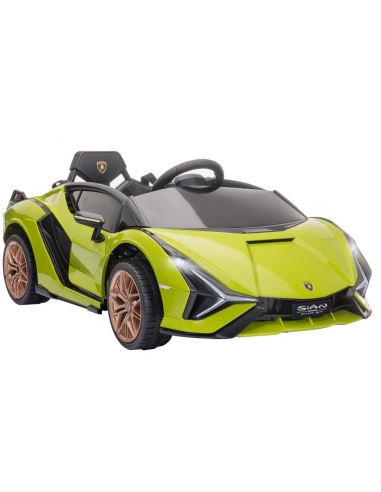 Elektrisk Lamborghini til børn 12V i metal og kunststof H40 x L108 x B62 cm - Grøn