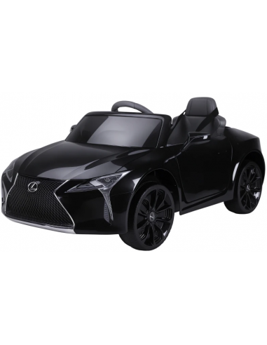 Elektrisk Lexus bil til børn 6V i metal og kunststof H44 x L106 x B63 cm - Sort