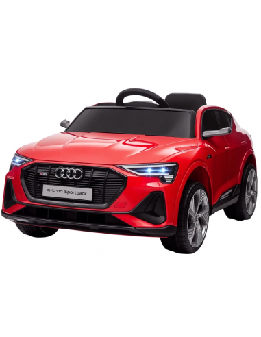 Elektrisk Audi E-tron til børn 12V i metal og kunststof H47 x L108 x B60 cm - Rød