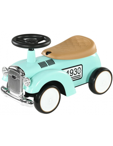 Gåbil med lyd i metal og kunststof H35 x B58 x D27 cm - Grøn