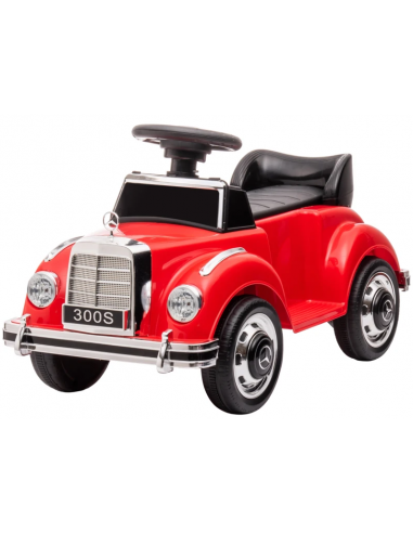 Gåbil Mercedes-Benz 300S i metal og kunststof H45 x B77,5 x D41,5 cm - Rød