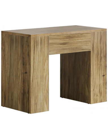 Sidebord med opbevaring i møbelplade H65,5 x B80 x D40 cm - Brun